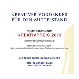 kreativpreis 2013